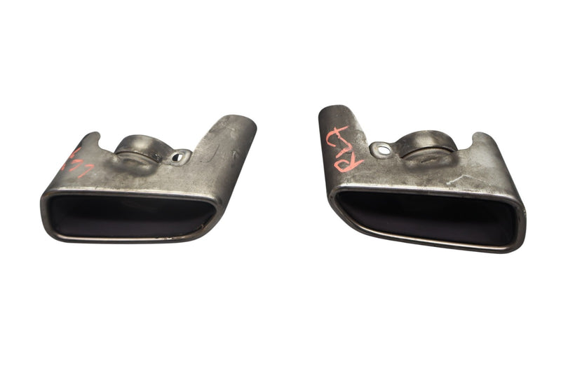 Load image into Gallery viewer, 14-19 Mercedes W117 CLA250 Rear Left &amp; Right Side Exhaust Tail Pipe Tips Oem
