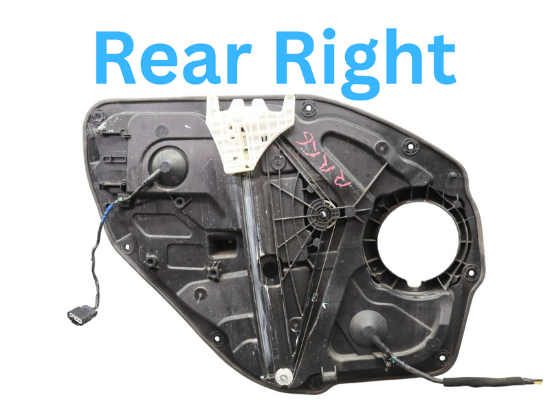 Load image into Gallery viewer, 15-20 Hyundai Genesis G80 Rear Right Side Door Window Regulator Panel Black Oem
