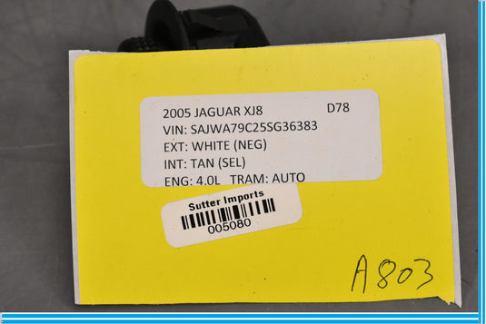 04-07 Jaguar XJ8 XJR Steering Column Pedals Adjustment Switch Regulator Oem