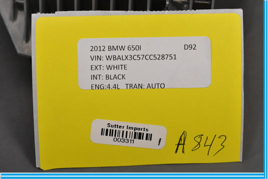 12-19 BMW F12 650i Dash Windshield Heads Up Display Projector 62309246207 Oem