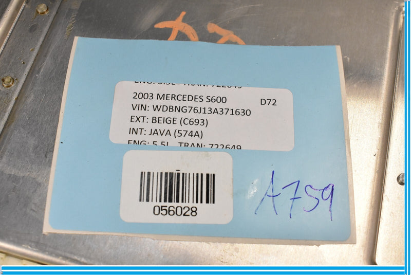 Load image into Gallery viewer, 03-06 Mercedes S600 CL500 W220 ABS PML Control Electronic Stability Unit ESP Oem
