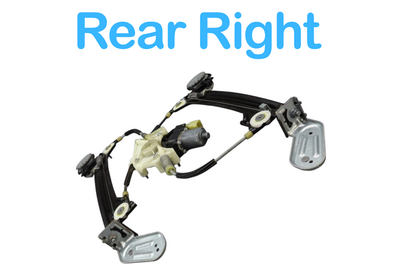 Load image into Gallery viewer, 14-17 Maserati Ghibli Rear Right Side Door Window Regulator w/ Motor Oem
