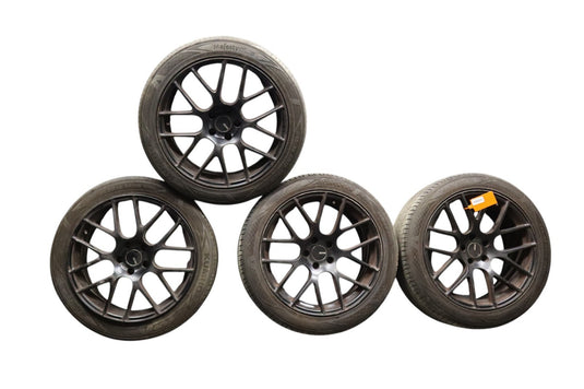 Enkei Raijin 19" Semi-Gloss Black Alloy Wheel Rim 19x8.5J 19x9.5J Set Of 4 Oem