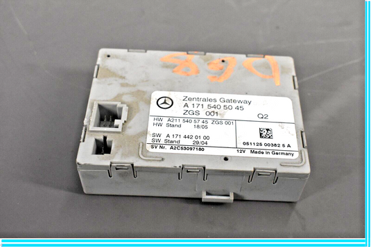 05-11 Mercedes SLK280 SLK350 R171 Central Gateway Control Module ECU Oem