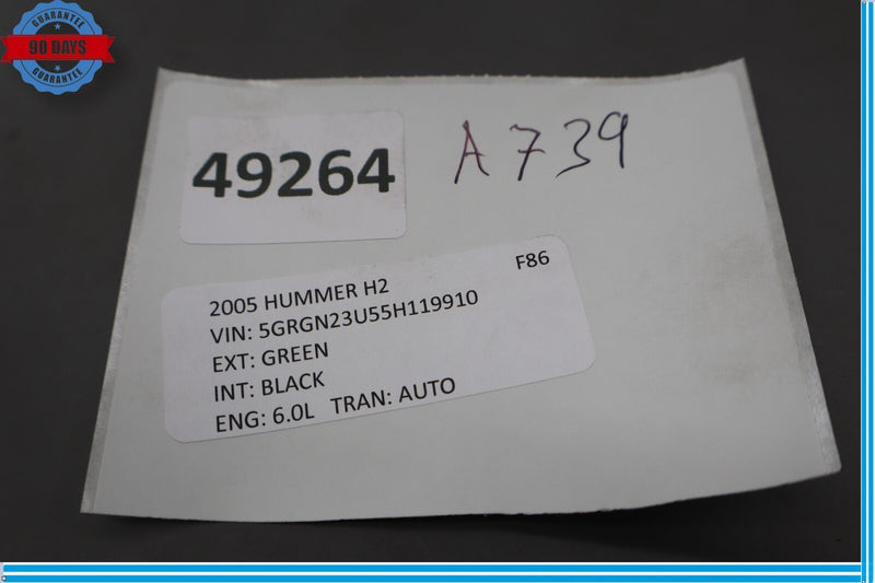 Load image into Gallery viewer, 03-09 HUMMER H2 Front Left Driver Side Hood Bonnet Latch Lock Strap Handle Oem
