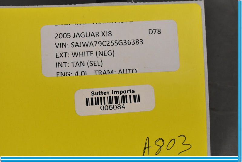 Load image into Gallery viewer, 04-09 Jaguar XJ8 XJR Steering Column Upper Filler Trim Oem
