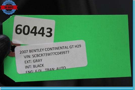 03-13 Bentley Continental Flying Spur Hood Bonnet Cover Panel Assembly OEM