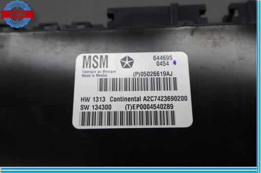 14-18 Maserati Ghibli Front Left Driver Side Seat Control Module Unit ECU Oem