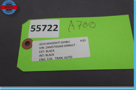 14-17 Maserati Ghibli Rear Right Passenger Side Door Control Module Oem