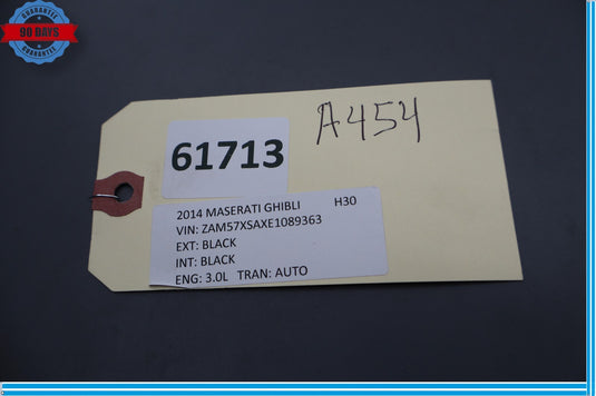 14-19 Maserati Ghibli Front Left Driver Side Seat Belt Buckle 670016905 Oem