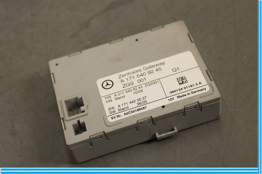 05-11 Mercedes SLK280 SLK300 Central Gateway Control Module Unit Oem