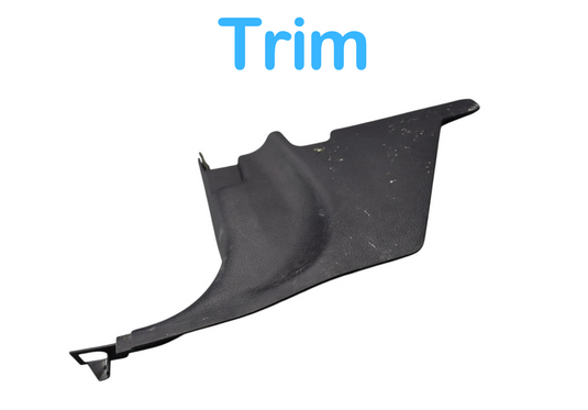 02-05 Ford Thunderbird Front Left Driver Side Kick Panel Trim Cover Black OEM