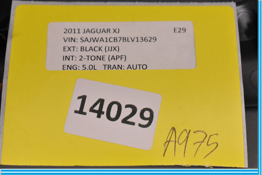 09-15 Jaguar XJ XJL Front Right Side Seat Control Switch Trim Bezel Oem