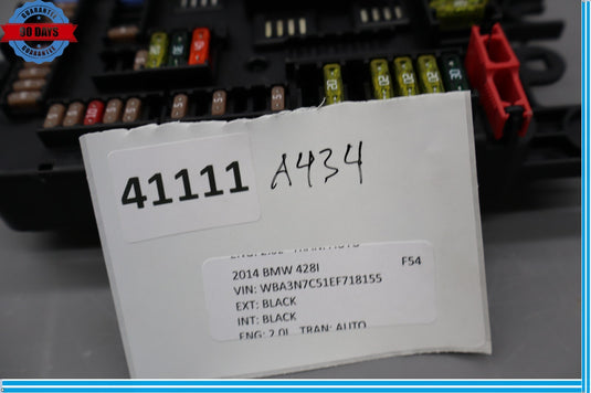 12-14 BMW F30 328i 320i F30 F31 F32 328 335 428 Fuse Box Relay 9228158-02 Oem