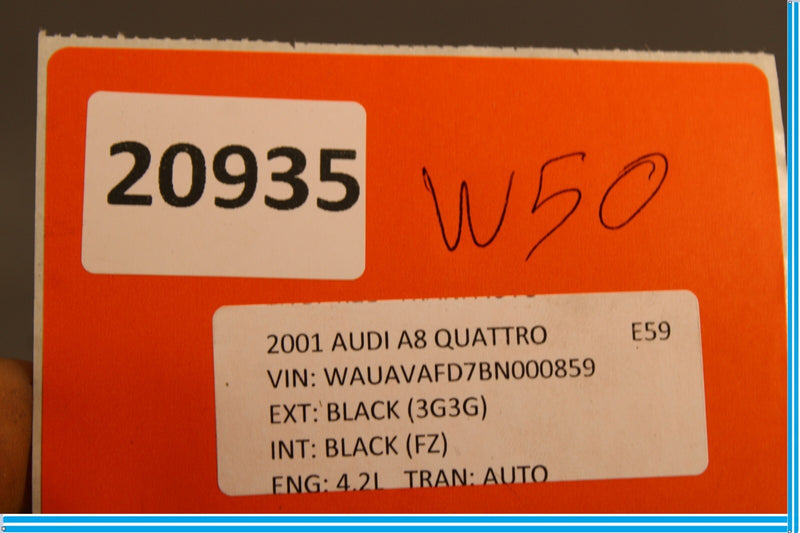 Load image into Gallery viewer, 11-18 Audi S8 A8 Quattro Rear Left Driver Side Window Regulator W/O Motor Oem
