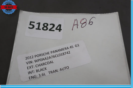 10-16 Porsche Panamera 970 Steering Column Upper Trim Panel Housing Cover Oem