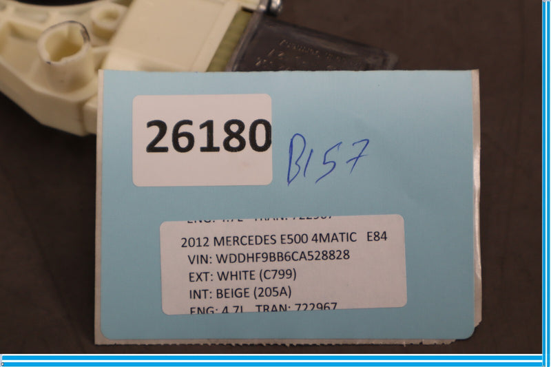 Load image into Gallery viewer, 06-15 Mercedes E500 E550 Rear Right Passenger Side Window Regulator Motor Oem
