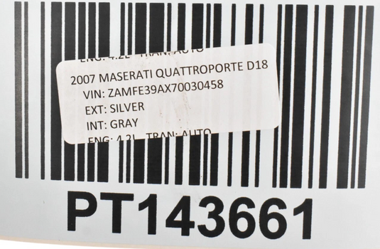 03-17 Maserati Quattroporte GranCabrio Rear Left Driver Side CV Axle Shaft Oem