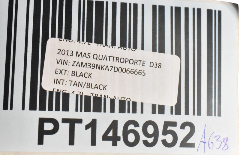 Load image into Gallery viewer, 04-19 Maserati Quattroporte GranTuriso Air Intake Duct Pipe Hose 215889 Oem

