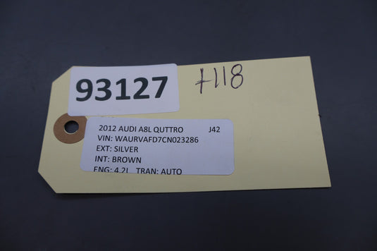 11-18 Audi A8 A8L Quattro Dash Left Side Steering Column Lower Trim Cover Oem