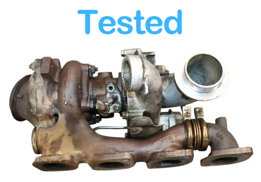 07-14 Mercedes CL600 S600 Left Driver Side Turbocharger Turbo Manifold Oem