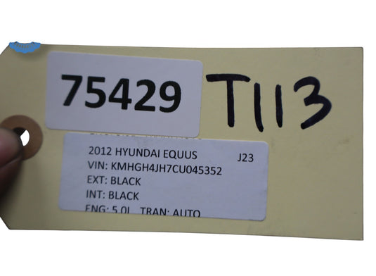 11-13 Hyundai Equus Rear Right Passenger Side Bumper Trim Molding 866763N000 Oem