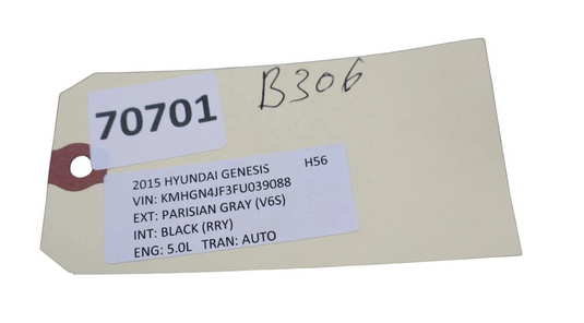 15-17 Hyundai Genesis G80 Center Console Cup Holder Assembly 84670B1000 Oem