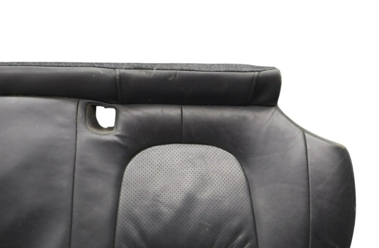 09-11 Jaguar X250 XF XFR Rear Lower Seat Bottom Cushion Bonded Leather Black Oem