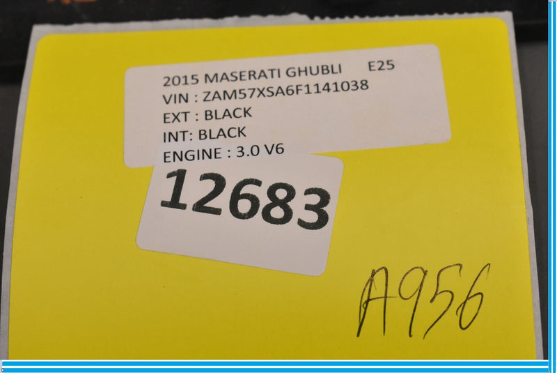 Load image into Gallery viewer, 14-21 Maserati Ghibli Rear Left Driver Door Interior Trim Molding Oem
