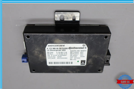 08-20 Mercedes W212 E550 CLS550 Communication Control Module 1729001906 Oem