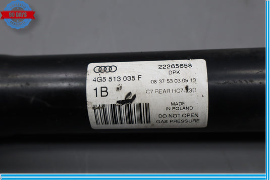 12-18 Audi A6 Quattro Rear Left Side Suspension Shock Strut Absorber Oem