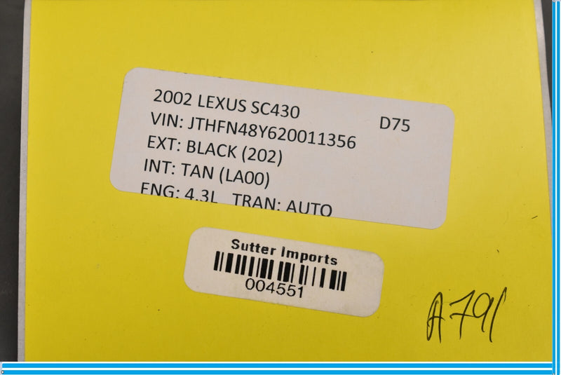Load image into Gallery viewer, 02-10 Lexus SC430 Front Right Passenger Power Seat Lumbar Control Switch Oem
