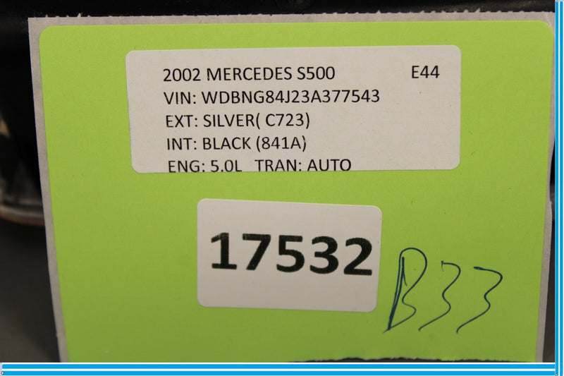 Load image into Gallery viewer, 00-06 Mercedes S500 S600 Rear Center Console A/C Air Vent Trim Wood Oem
