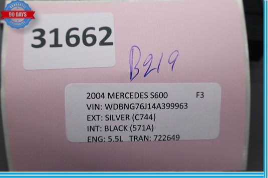 03-06 Mercedes S600 W220 Communication Voice Control Module Unit ECU ECM Oem