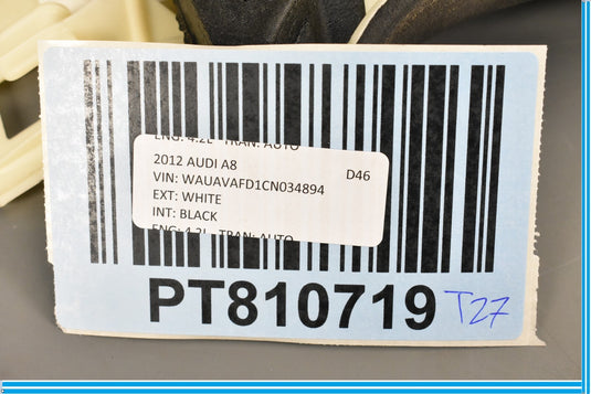 2011-2018 Audi A8 S8 Quattro Left Driver Side Upper Pillar Trim Cover Panel Oem