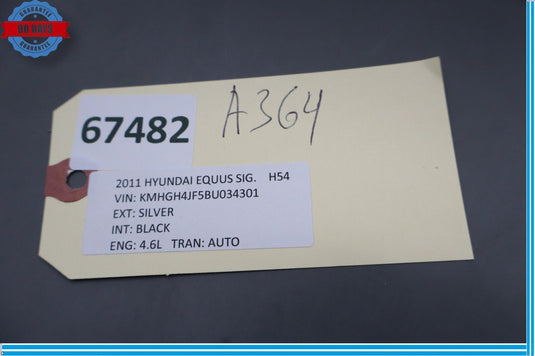 11-12 Hyundai Equus Traction Control Switch Black 93700-3N420 Oem