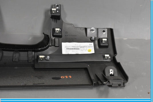 11-18 Volkswagen VW Touareg left Driver Lower Dash Panel Cover Oem