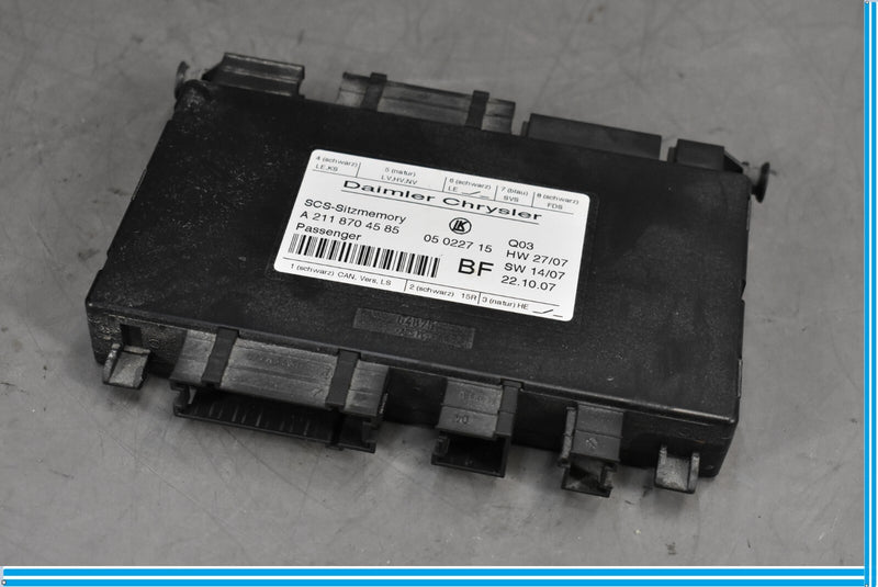 Load image into Gallery viewer, 03-12 Mercedes CLS550 E550 W219 Front Right Seat Control Module Oem
