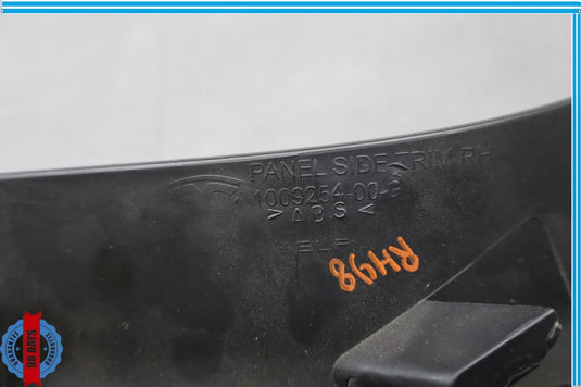 12-20 Tesla Model S Rear Right Side Trunk Liftgate Panel Side Trim Cover Oem