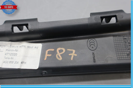 12-18 Audi A6 Quattro Front Right Passenger Side Lower A Pillar Trim Cover Oem