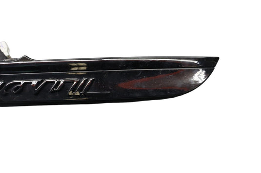 14-17 Maserati Ghibli Rear Trunk Lid Finisher Trim Light Bar W/ Camera Black Oem