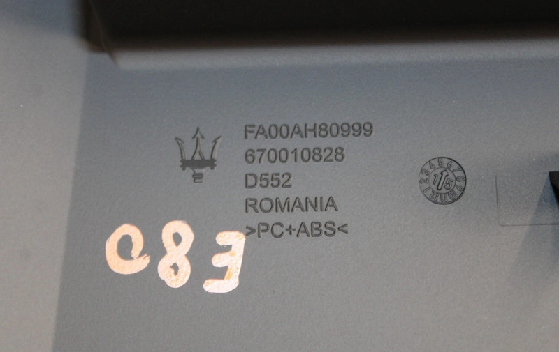 Load image into Gallery viewer, 14-17 Maserati Ghibli Gauge Dash Speedometer Cover Trim Pad 670010828 Oem
