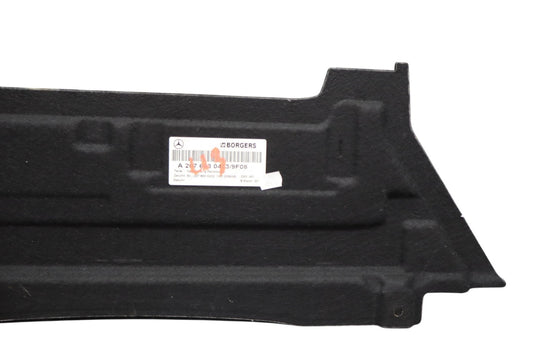11-17 Mercedes W207 E550 E350 Rear Trunk Floor Carpet Cover Panel Black Oem