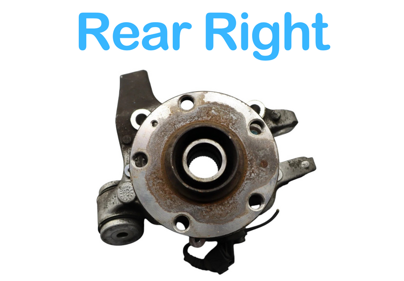 Load image into Gallery viewer, 03-12 Bentley Continental Flying Spur GT Rear Right Side Spindle Knuckle Hub Oem
