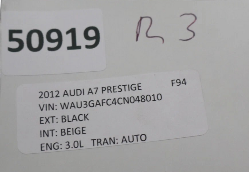 Load image into Gallery viewer, 12-15 Audi S6 S7 A7 Quattro 4 Spoke Power Steering Wheel Leather 4G0419091 Oem
