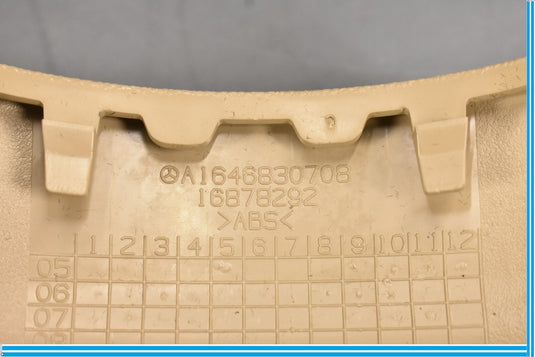 06-12 Mercedes W164 GL550 GL450 Center Console Trim Cover Panel Beige Oem