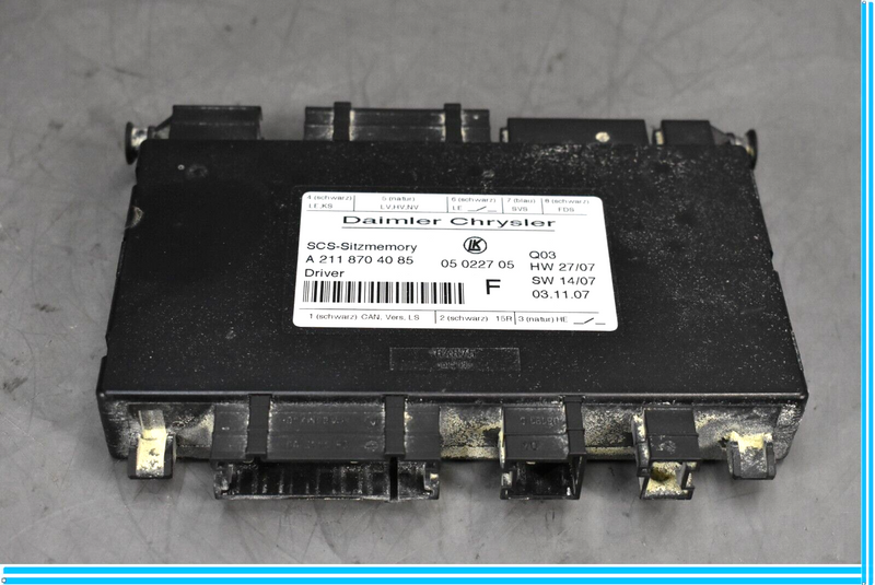 Load image into Gallery viewer, 03-12 Mercedes CLS550 E550 W219 Front Left Side Seat Control Module Oem
