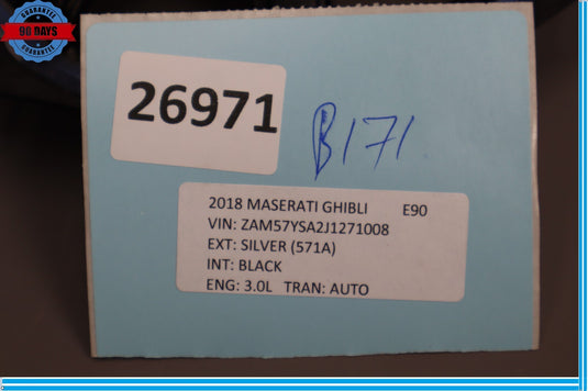 14-21 Maserati Ghibli Front Left Driver Side Door Audio Speaker Oem