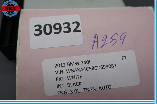 09-12 BMW 740i 750i 750Li F02 Front Right Seat Function Control Module Unit Oem