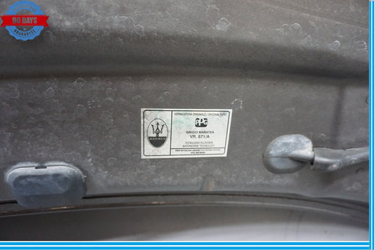 14-20 Maserati Ghibli Front Hood Bonnet Shell Cover Panel Oem